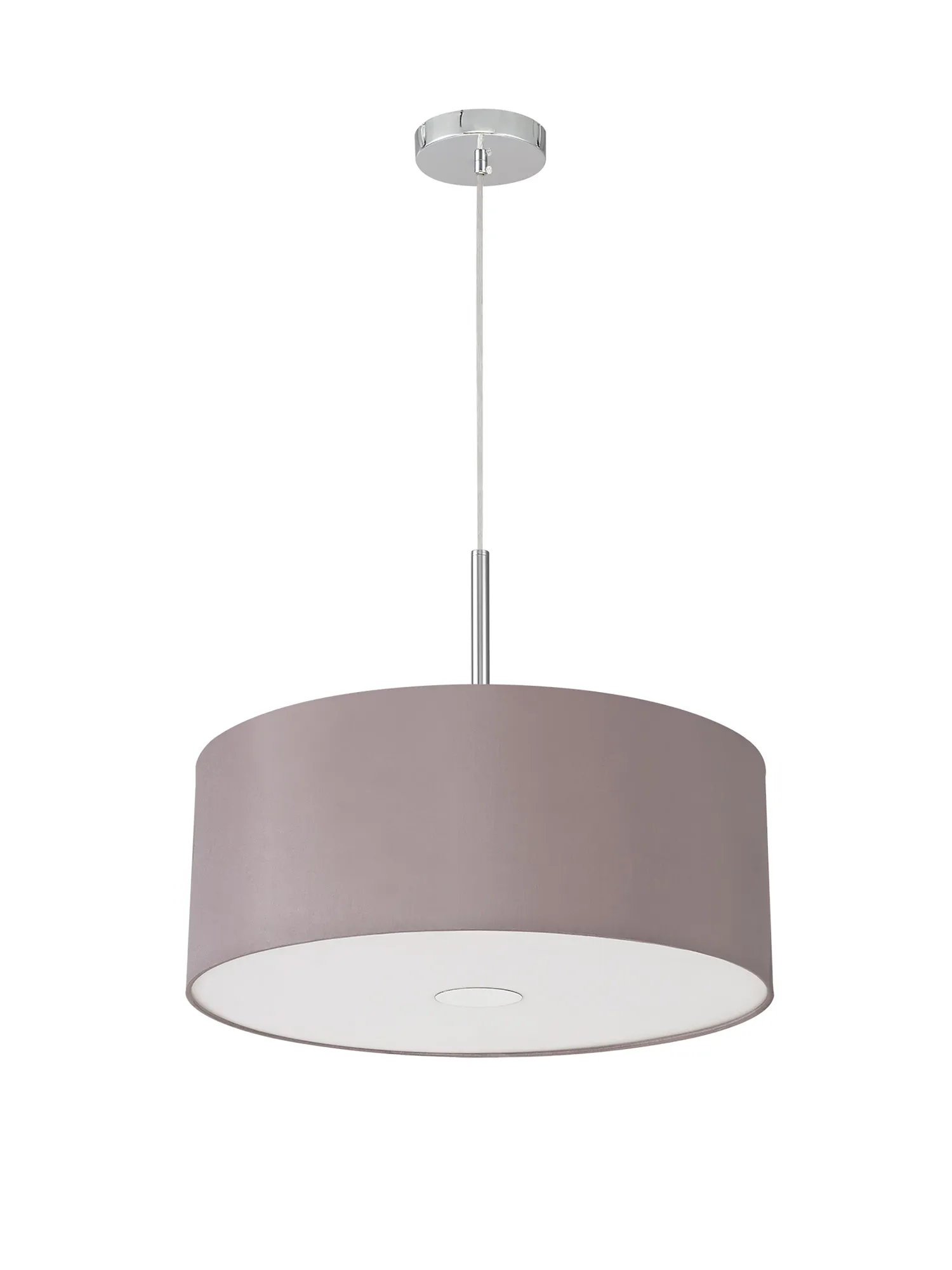 Baymont 50cm 3 Light Pendant Polished Chrome, Taupe/Halo Gold, Frosted Diffuser DK0345  Deco Baymont CH TA